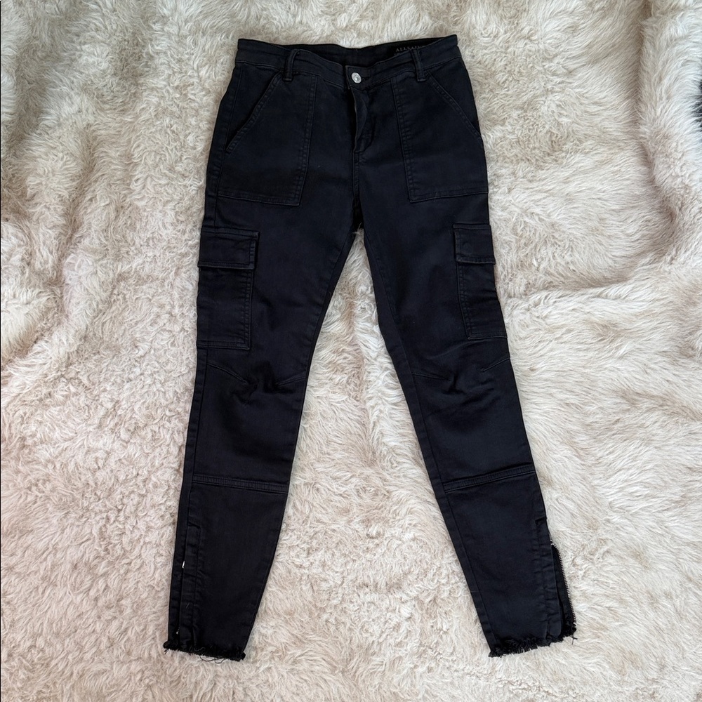 All Saints Charcoal Utility Pants 26